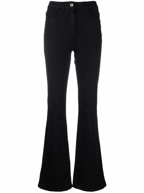 Black woman high-rise flared jeans Patrizia Pepe | CP0937DS04K103